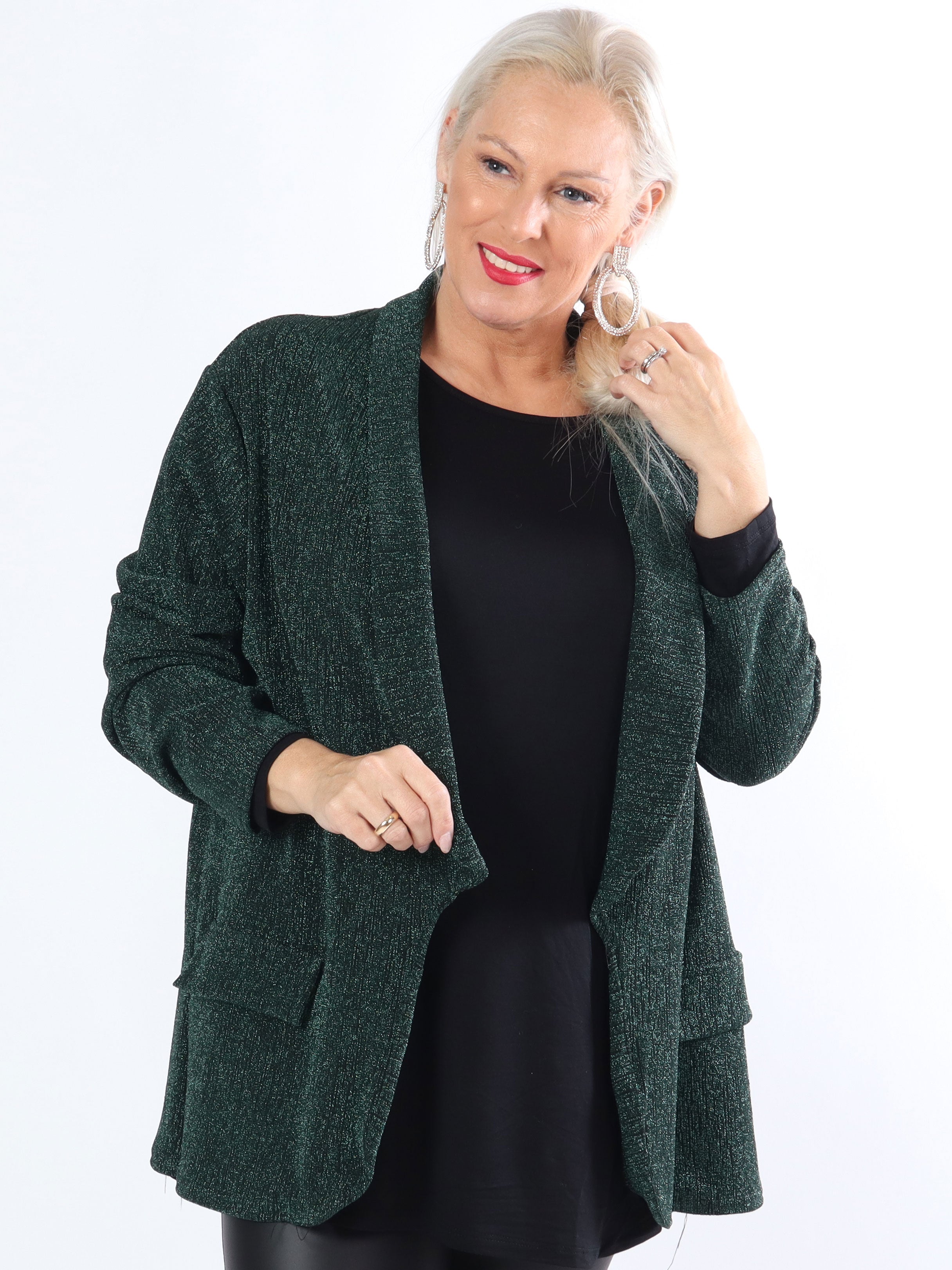 Misa - Lätt kavaj i glimmertyg